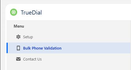 TrueDial Navigation Bar